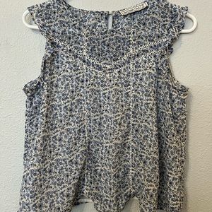 Abercrombie & Fitch Floral Peasant Top